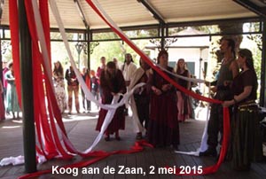 Beltane viering Koog aan de Zaan, mei 2015